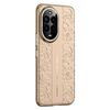 Per Huawei Nova 13 Pro Custodia per telefono cellulare in pelle liscia con motivo a drago Cloud (oro)