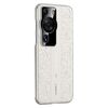 Per Huawei P60 Pro Custodia per telefono cellulare in pelle liscia con motivo a drago cloud (bianco)