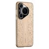 Per Huawei Pura 70 Pro Cloud Dragon Pattern Custodia in pelle liscia per PC (oro)