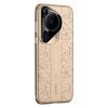 Per Huawei Pura 70 Ultra Cloud Dragon Pattern Custodia in pelle liscia per PC (oro)