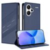 Custodia in pelle retrò con portafoglio multifunzionale in rilievo per Redmi Note 13 Pro+ (blu scuro)