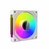 Ventola per case del computer Prism 4RRO 12 cm ARGB Sync PWM Ventola di raffreddamento silenziosa (telaio bianco anteriore)