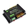 Modulo relè ad alta corrente RS485 a 4 vie di tipo guida Waveshare, protocollo Modbus RTU (30461)
