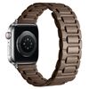 Per Apple Watch 42mm / 41mm / 40mm / 38mm Cinturino magnetico in pelle a tre pezzi a forma di I (talpa)