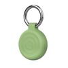 Per AirTag Wave Custodia protettiva protettiva con portachiavi (verde avocado)
