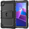 Per Lenovo Tab 10.1 TB-311XU/FU Custodia in silicone Hydric per PC Tablet con tracolla e supporto (nero)