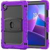 Per Lenovo Tab 10.1 TB-311XU/FU Custodia in silicone Hydric per PC Tablet con tracolla e supporto (viola)