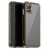 Per Samsung Galaxy Xcover 7 Pro Custodia per telefono in TPU ibrida acrilica serie colorata (grigio trasparente)