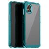 Per Samsung Galaxy Xcover 7 Pro Custodia per telefono in TPU ibrida acrilica serie colorata (blu trasparente)
