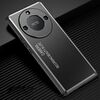 Custodia per telefono in metallo satinato per Honor X40 (nero)
