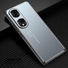 Custodia per telefono in metallo satinato per Honor 70 Pro (blu)