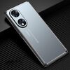Custodia per telefono in metallo satinato per Honor 70 (blu)