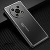 Custodia per telefono in metallo satinato per Honor X30 (nero)