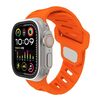 Per Apple Watch 46mm / 49mm / 45mm / 44mm Cinturino in silicone con foro inclinato (arancione)