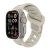 Per Apple Watch 46mm / 49mm / 45mm / 44mm Cinturino in silicone con foro inclinato (Starlight)