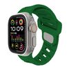 Per Apple Watch 42mm / 41mm / 40mm / 38mm Cinturino in silicone con foro inclinato (verde)