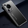 Per Huawei Pura 70 Ultra Custodia in metallo satinato (nero)