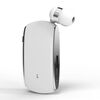 K68 Card Business Collar Clip Tipo Auricolari Bluetooth Monoauricolare (Bianco)