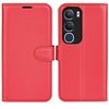 Per vivo vivo Y19s 4G / Y29 5G Custodia per telefono in pelle con supporto orizzontale con texture Litchi (rosso)