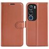 Per vivo vivo Y19s 4G / Y29 5G Custodia per telefono in pelle con supporto orizzontale con texture Litchi (marrone)