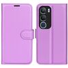 Per vivo vivo Y19s 4G / Y29 5G Custodia in pelle con supporto orizzontale con texture Litchi (viola)