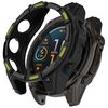 Per Garmin Tactix 8 AMOLED 47mm Hollow Armor TPU Half Coverage Watch Custodia protettiva (nero verde)