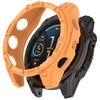 Per Garmin Tactix 8 Solar 51mm Hollow Armor TPU Half Coverage Watch Custodia protettiva (arancione)