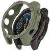 Per Garmin Tactix 8 Solar 51mm Hollow Armor TPU Half Coverage Watch Custodia protettiva (verde)