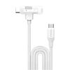 Cavo di ricarica rapida MOMAX DL56 1-Link Flow 60W da tipo C a tipo C e 8 pin, lunghezza: 1,5 m (bianco)