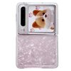 Per Huawei Pura X Custodia per telefono con texture a conchiglia perlescente (rosa)