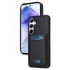 Per Samsung Galaxy A55 5G BETOPNICE Custodia per telefono con portafoglio MagSafe staccabile verticale a ribalta (nero)