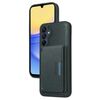 Per Samsung Galaxy A15 5G BETOPNICE Custodia per telefono con portafoglio MagSafe staccabile con chiusura a scatto orizzontale (verde)