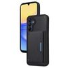 Per Samsung Galaxy A15 5G BETOPNICE Custodia per telefono con portafoglio MagSafe staccabile con chiusura a scatto orizzontale (nero)