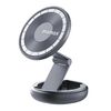Momax CM30 Pac Mount Supporto per auto rotante magnetico trasparente universale (grigio scuro)