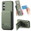 Per Samsung Galaxy A13 4G Twill Tessuto Pelle Verticale Flip RFID Card Bag Custodia per Telefono (Verde)