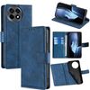Per OnePlus Ace 5 / 5 Pro Custodia in pelle con chiusura magnetica in coccodrillo (blu)