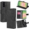 Per Samsung Galaxy A56 5G Custodia in pelle con chiusura magnetica in coccodrillo (nero)