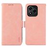 Per Honor 400 Lite ABEEL Frosted Magnetic RFID Custodia in pelle per telefono (rosa)