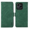 Per Honor 400 Lite ABEEL Frosted Magnetic RFID Custodia in pelle per telefono (verde)