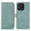 Per Honor 400 Lite ABEEL Frosted Magnetic RFID Custodia in pelle per telefono (ciano)