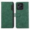 Per Honor 400 Lite ABEEL Custodia per telefono in pelle magnetica RFID Color Block (verde-nero)