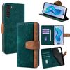 Per ZTE Nubia S 5G Custodia per telefono con cuciture colorate in pelle con blocco RFID (verde)