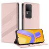 Per vivo S18 / S18 Pro Custodia per telefono in pelle retrò con portafoglio multifunzionale in rilievo (rosa)
