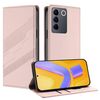 Per vivo V27 5G / V27 Pro 5G Custodia per telefono in pelle retrò con portafoglio multifunzionale in rilievo (rosa)