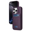 Per iPhone 16 Pro BETOPNICE Custodia per telefono con portafoglio MagSafe staccabile verticale a ribalta (viola)