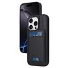 Per iPhone 16 Pro BETOPNICE Custodia per telefono con portafoglio MagSafe staccabile verticale a ribalta (nero)