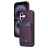 Per iPhone 16 Plus BETOPNICE Custodia per telefono con portafoglio MagSafe staccabile verticale a ribalta (viola)