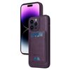 Per iPhone 14 Pro Max BETOPNICE Custodia per telefono con portafoglio MagSafe staccabile verticale a ribalta (viola)