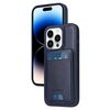 Per iPhone 14 Pro BETOPNICE Custodia per telefono con portafoglio MagSafe staccabile verticale a ribalta (blu)