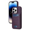 Per iPhone 14 Pro BETOPNICE Custodia per telefono con portafoglio MagSafe staccabile verticale a ribalta (viola)